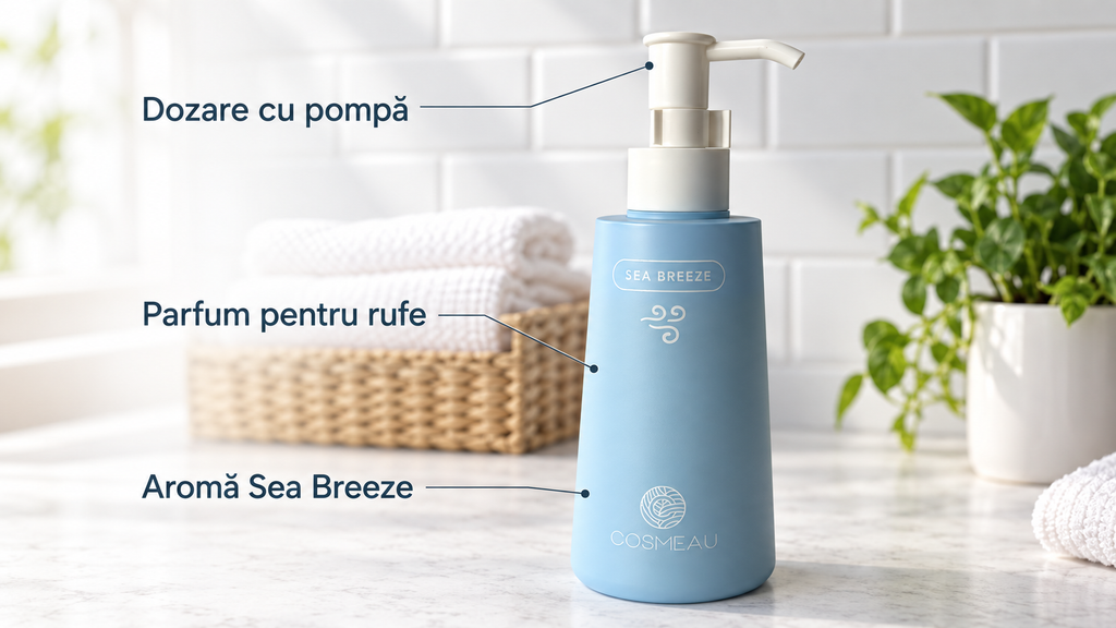 Parfum de rufe Cosmeau Sea Breeze – cu pompă dozatoare