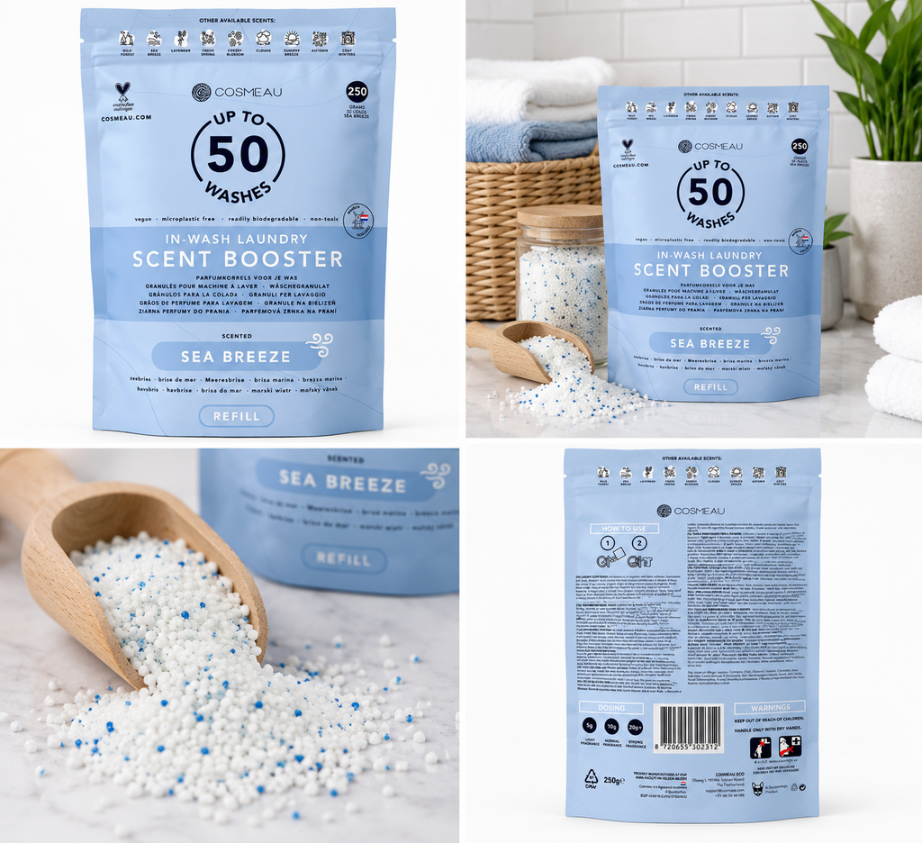 Granule parfumate pentru rufe Cosmeau Sea Breeze – Rezervă 250 g